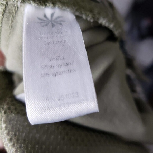 Athleta Womens Dipper Bermuda Hiking Walking Shorts womens sz 2 10 khaki tan - Picture 8 of 8